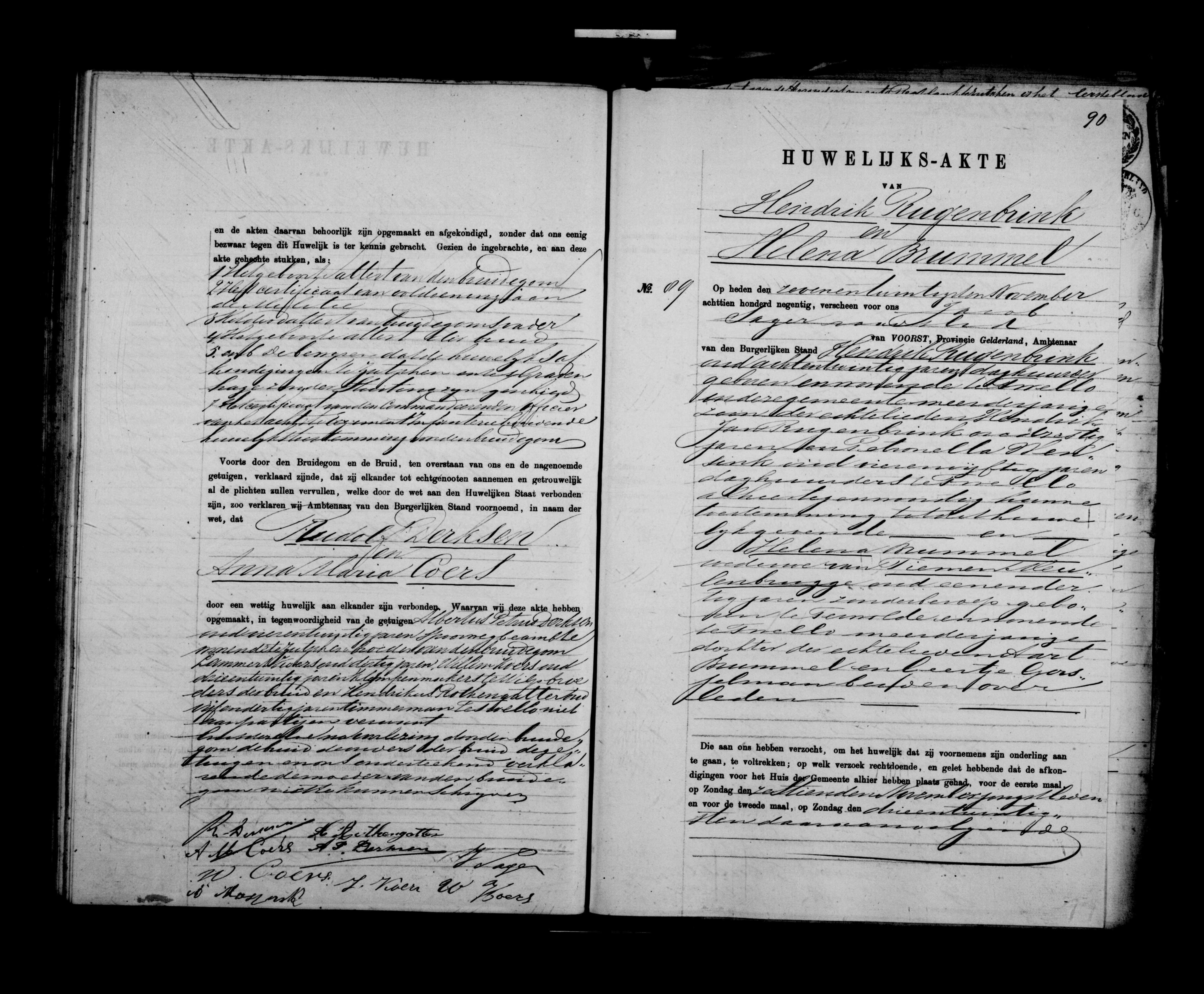 Voorst BS Huwelijk 1890 88b-89a