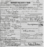 Death Certificate Vancouver, Clark County, Washington 1934-463